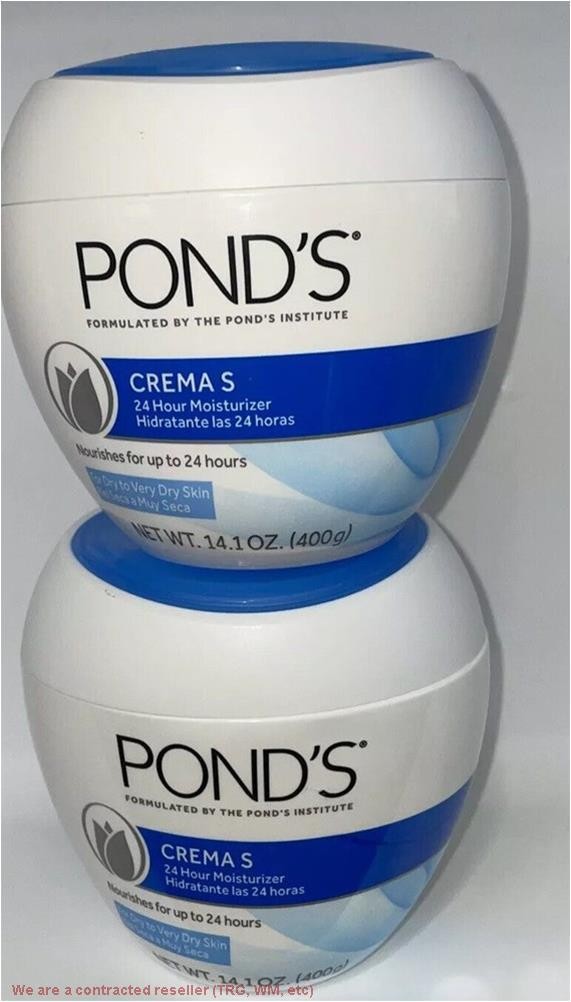 2 PACK!!! Pond’s Crema S 24H Moisturizing Cream – 14.1oz