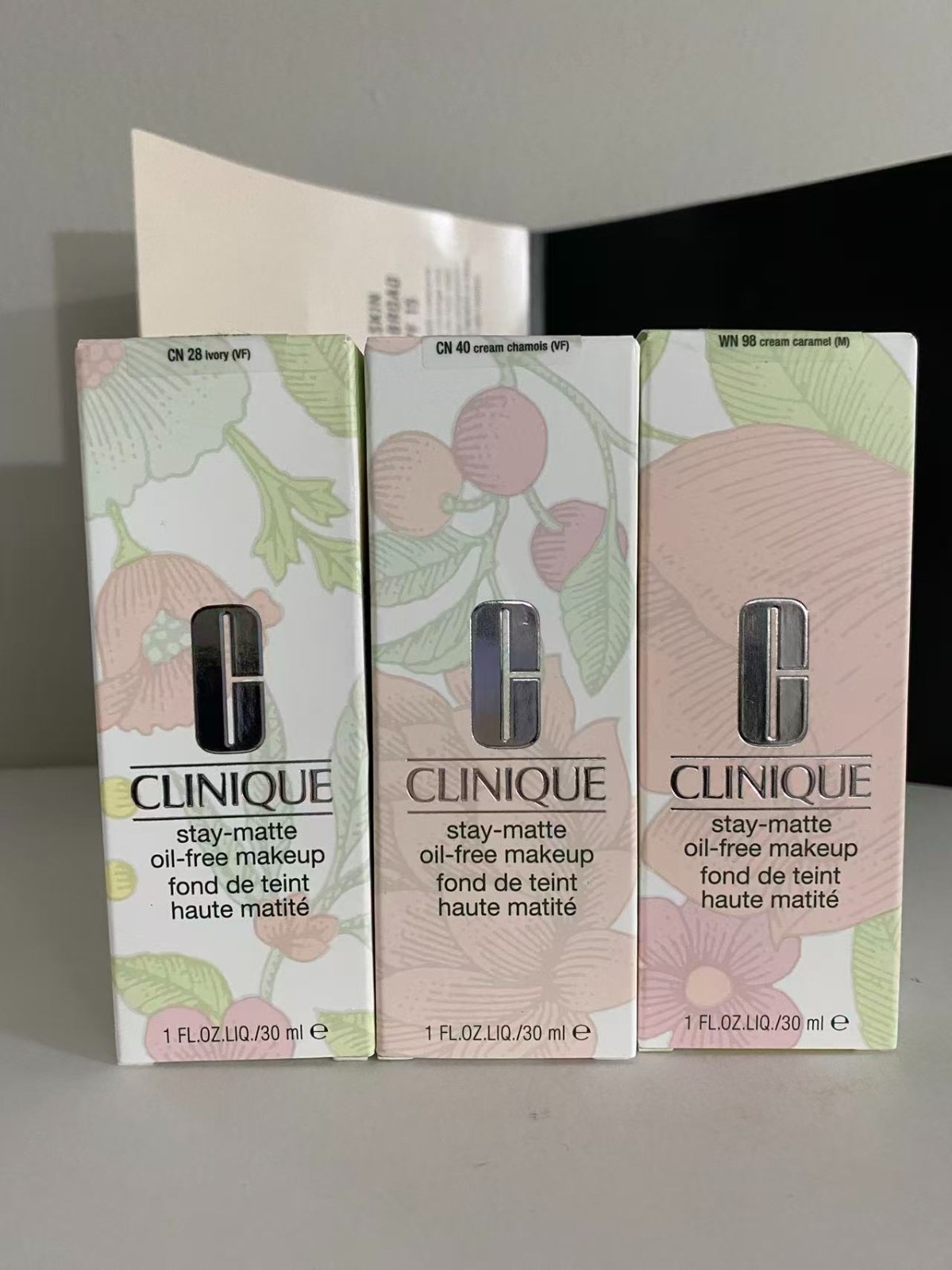 Clinique Stay-matte Oil-free Makeup Foundation 1 oz/30 ml～Choose Your Shade NIB