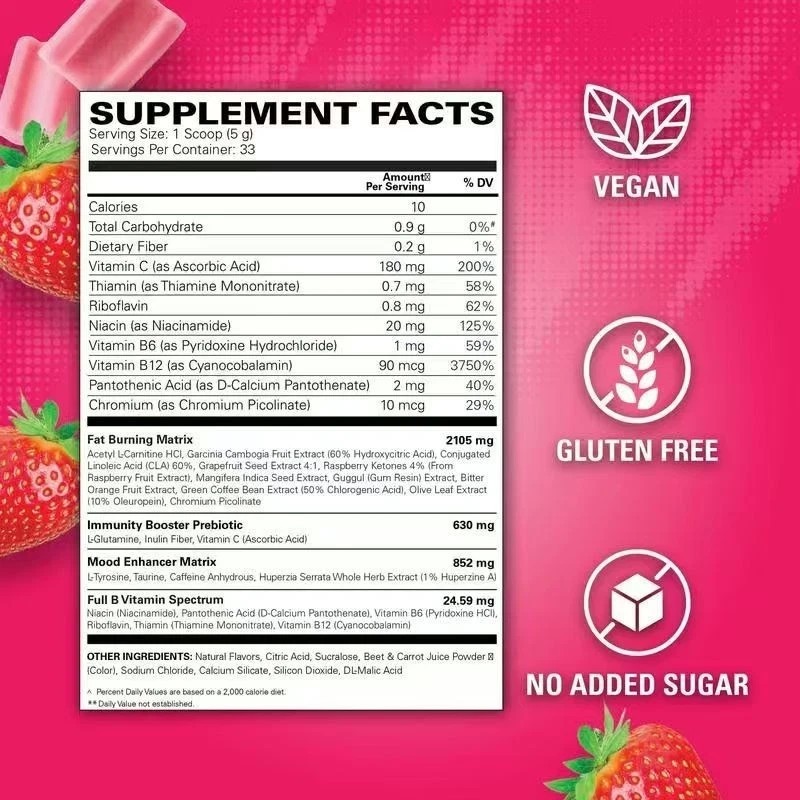 2 PACKS-EHPlabs OxyShred Super Concentration Pre Workout Powder – 33 Serves