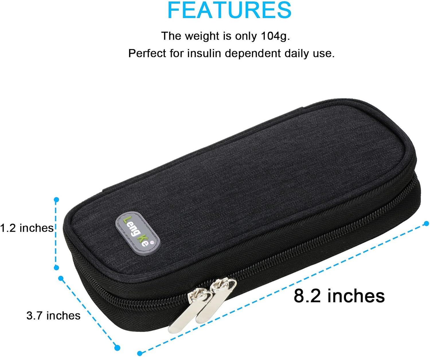 YOUSHARES Insulin Cooler Travel Case – Diabetic Case Insulated Organizer Portabl