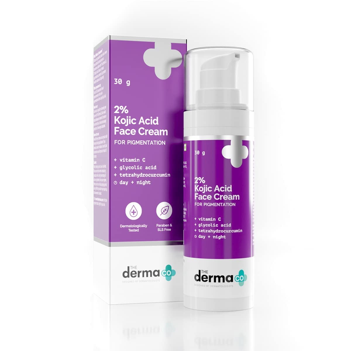 The Derma Co 2% Kojic Acid Cream 30g Even Skin Tone Face Cream pack of 2