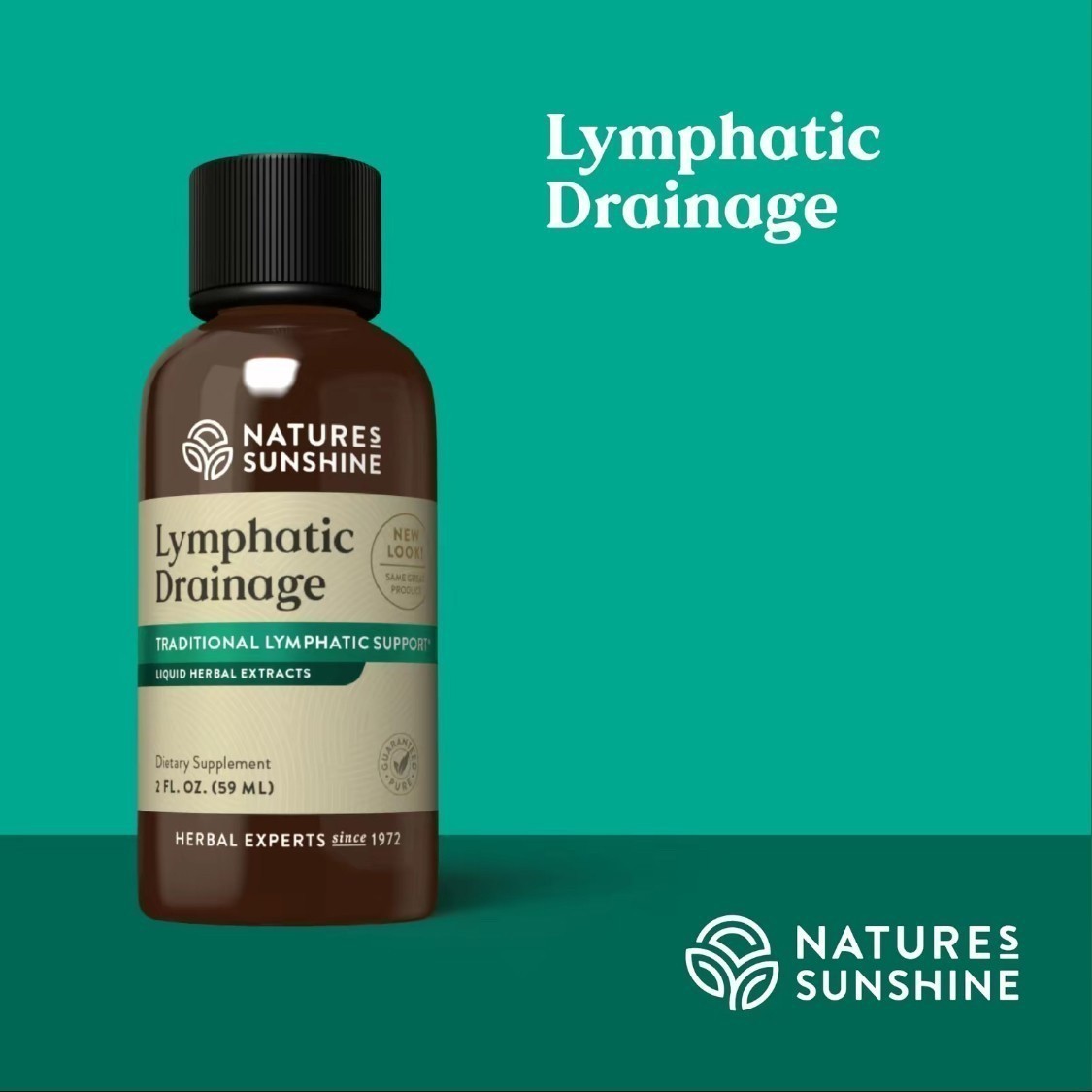 Nature’s Sunshine Lymphatic Drainage 2 fl.oz-Detox Bloat Relief & Immune Suppor