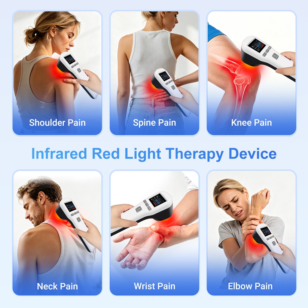 650nm808nm Low Level Laser Red Light Therapy Device For Muscle Joint Pain Relief