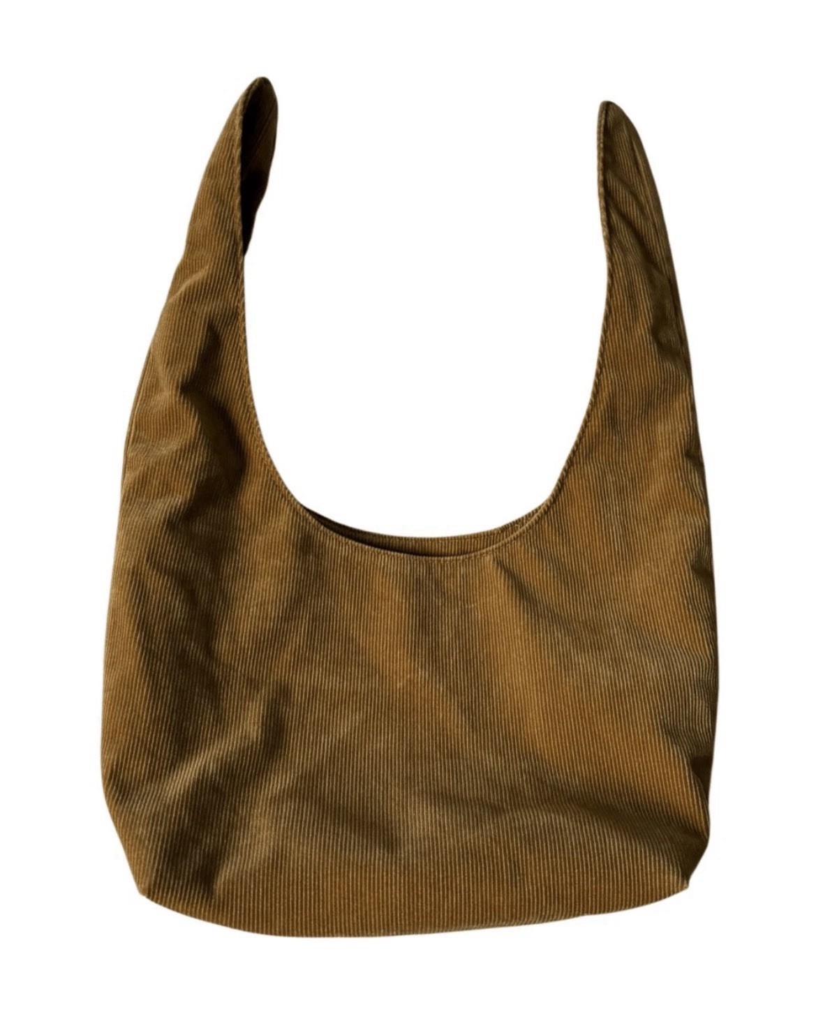 Merit Beauty Brown Makeup Corduroy Bag Tie Top Pouch