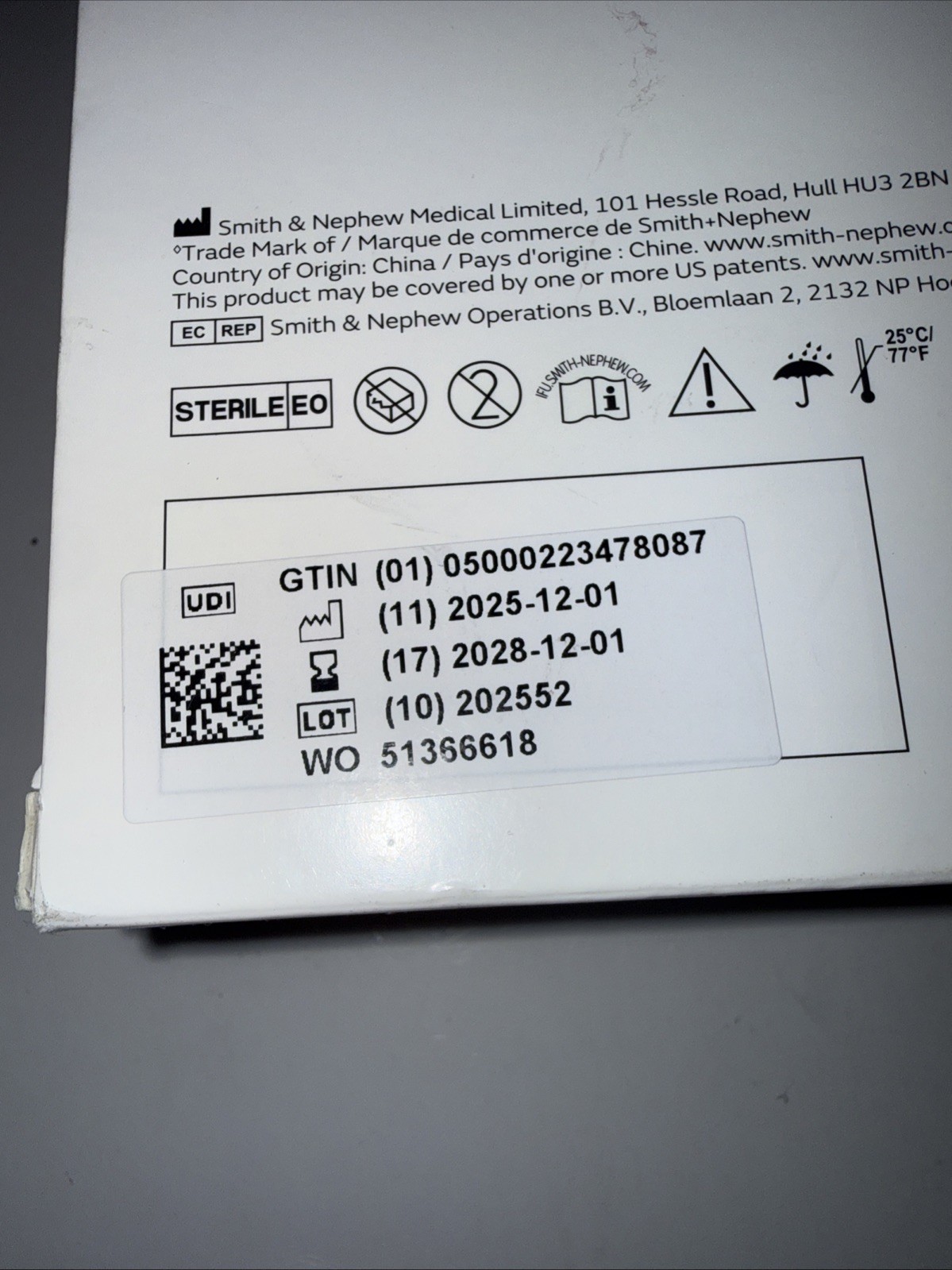 Smith & Nephew 66801070 Allevyn Life 8.25″ x 8.25″ 10/BX EXP. 12/2028 New In Box