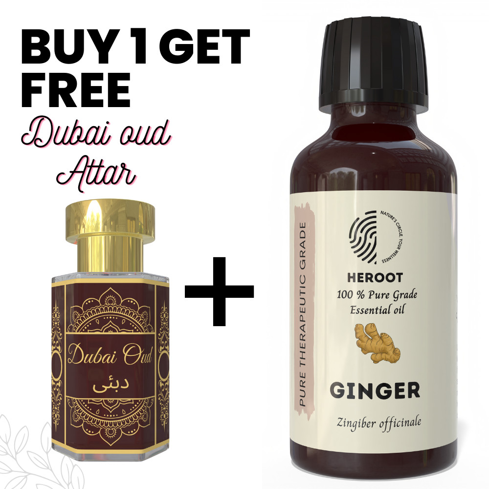 Ginger Essential Oil 10ml Aromatherapy Diffuser Home Fragrance DIY + Free Attar