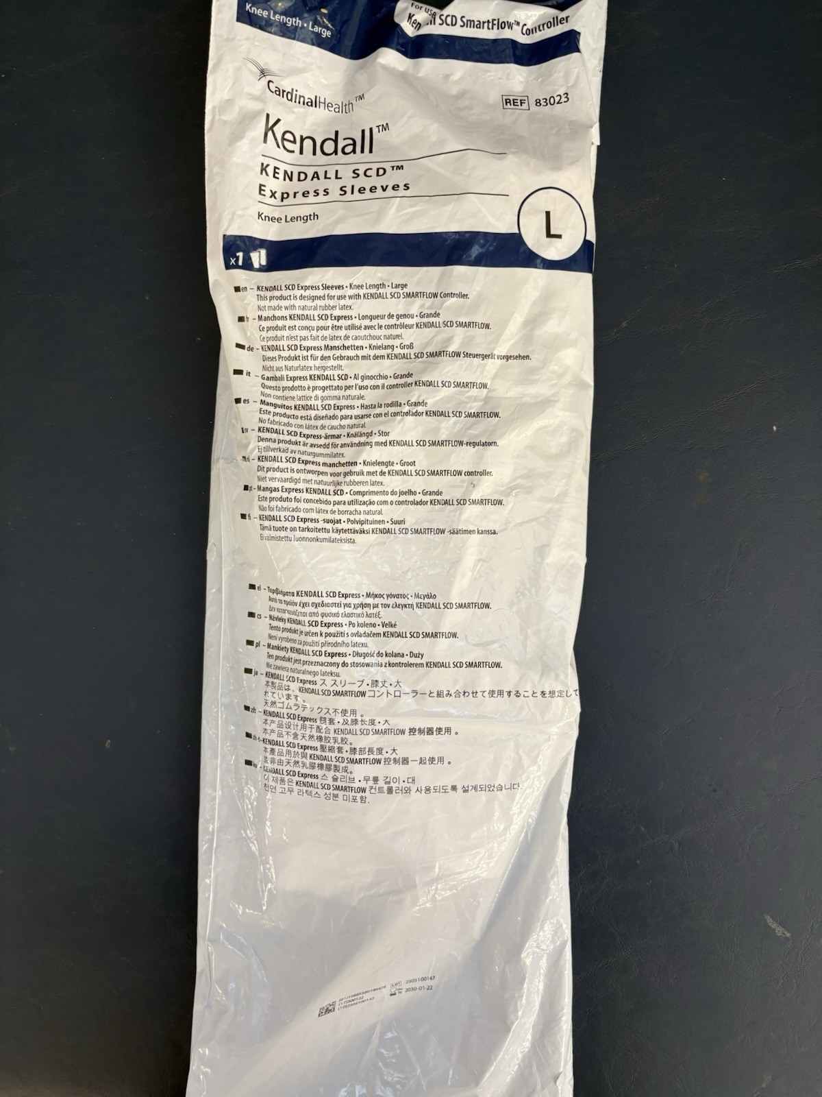 Kendall SCD Express Knee Length Sleeves Large – Expires 2030
