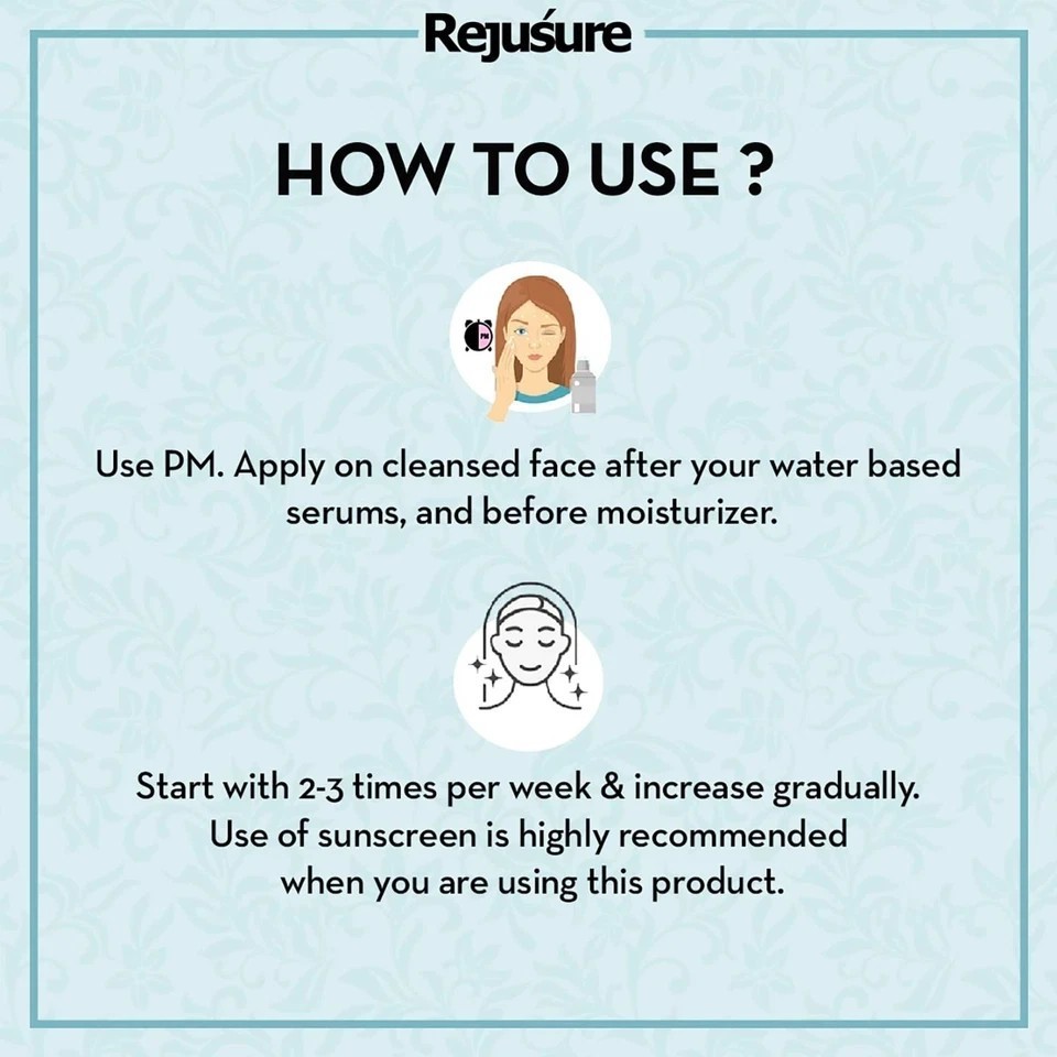 Rejusure Hyaluronic Acid Facial Serum For Hydrates Skin 10ml
