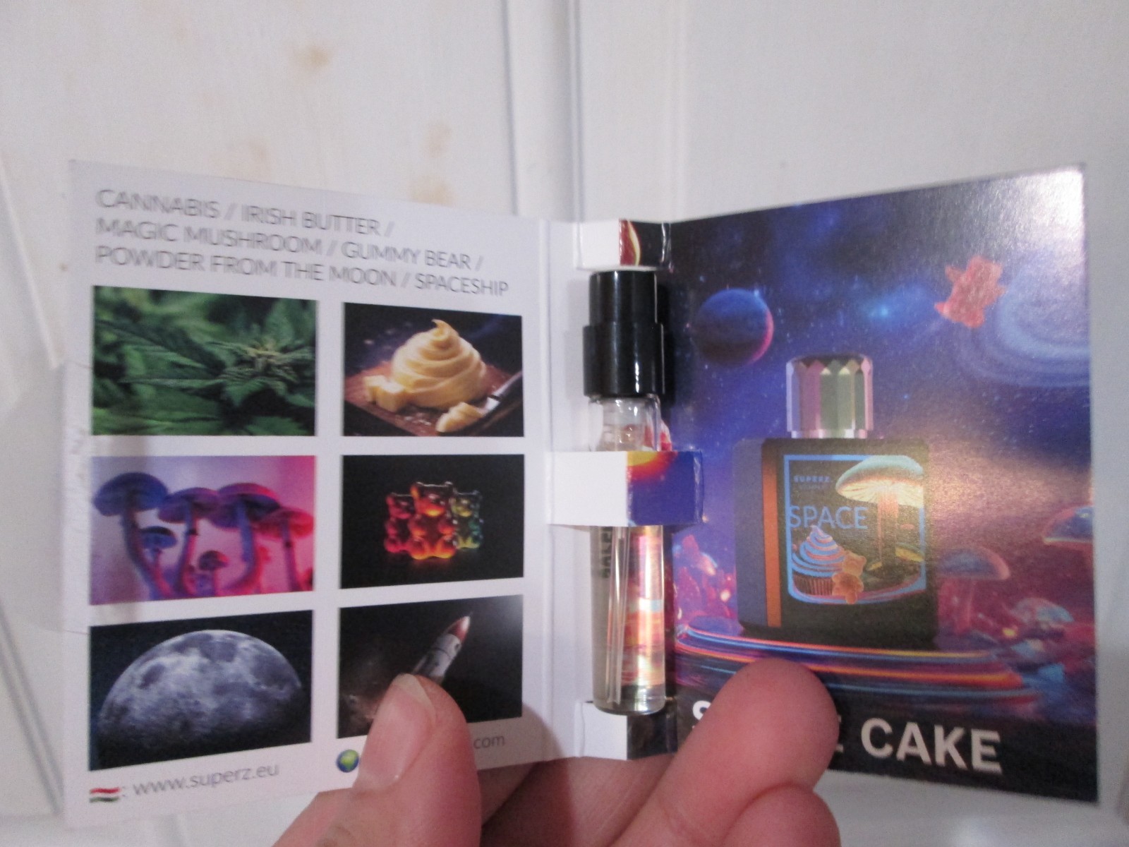 Superz Space cake NEW DROP RELEASE Extrait de Parfum SAMPLE 0.06 fl oz.Whimsical