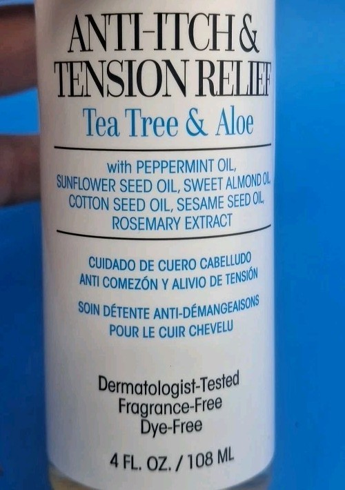 Design Essentials Scalp & Skin Care Tea Tree & Aloe 4oz Anti-itch Tension Relief