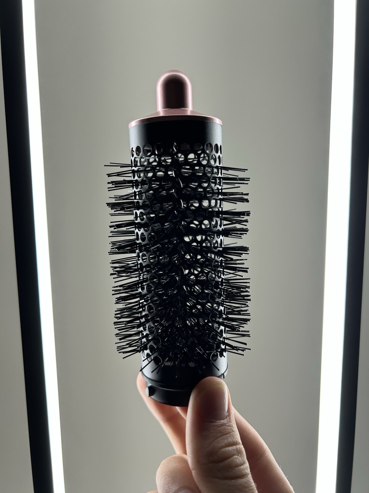 USED Dyson Airwrap Ceramic Pink / Rose Gold Straight + Wavy Air Wrap