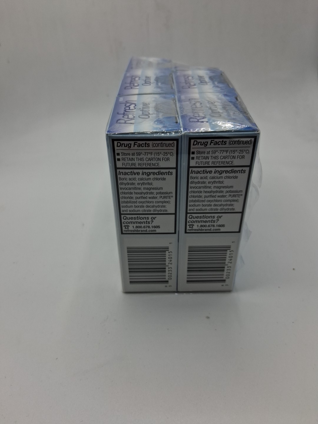 6x REFRESH OPTIVE 0.5 FL OZ EA. EXP:08/2026 LUBRICANT EYE DROPS