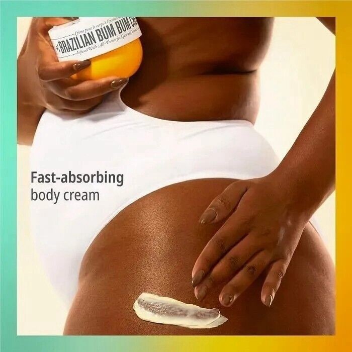 New Sealed Brazilian Bum Bum Cream 8 Oz 240ml Body Moisturizer All Skin Types