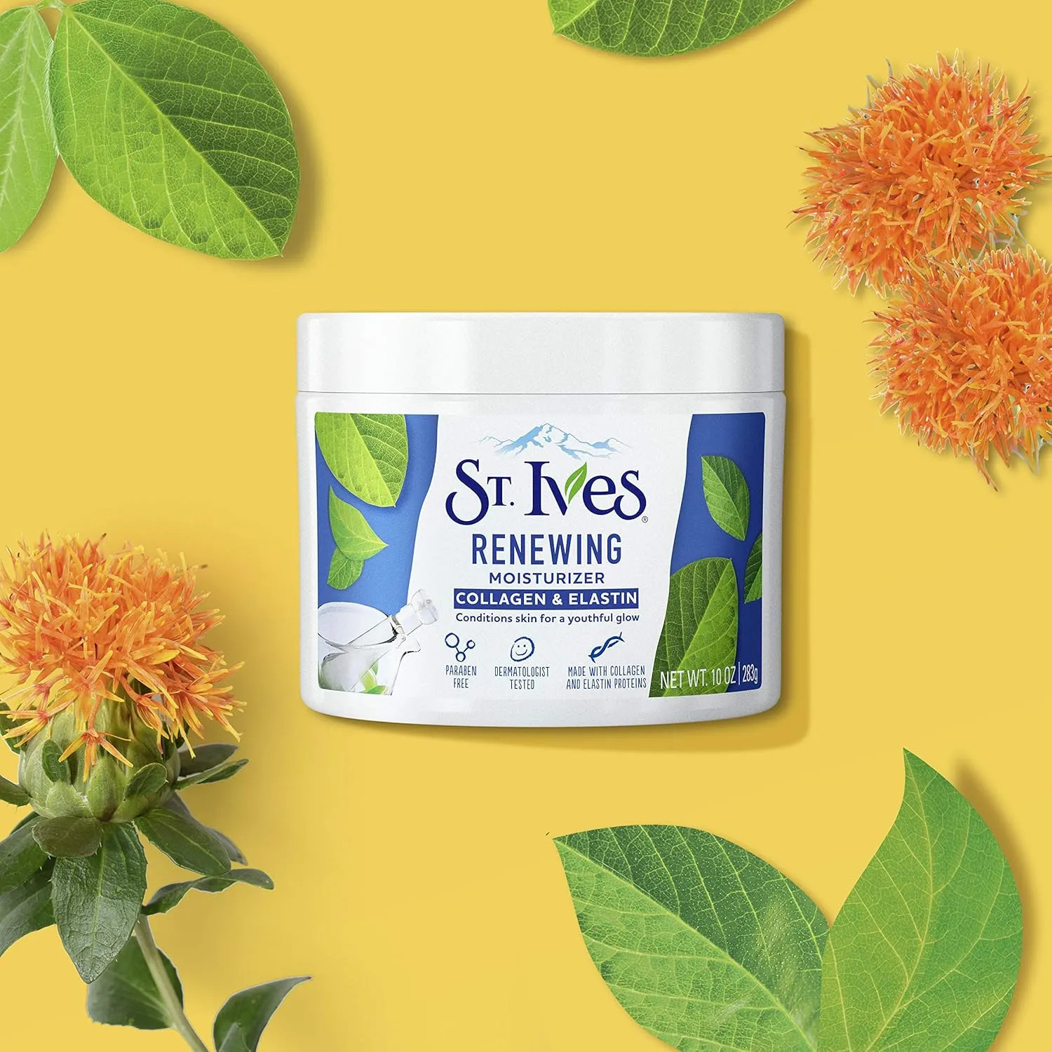 St. Ives Collagen Elastin Renewing Face Moisturizer Cream 10 oz Dry Skin Care