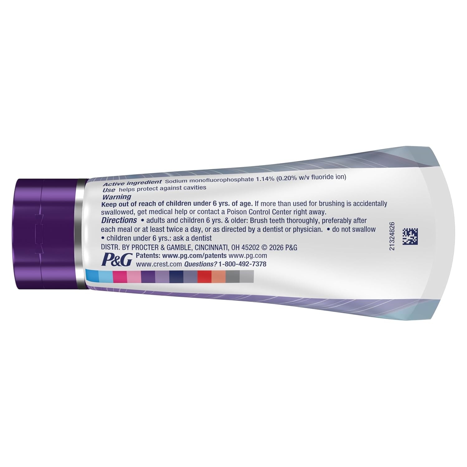 Crest 3DWhite Brilliance Deep Stain Remover Ultra White Toothpaste – 2.1oz
