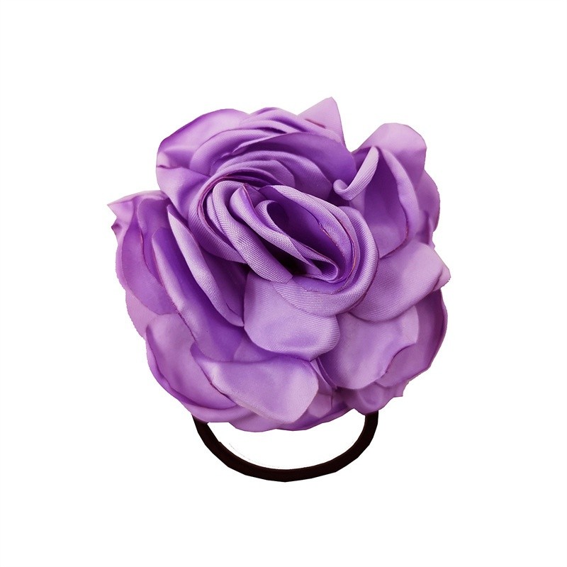 Hair Band Color Hair Women Flower Multicolor Hair Accessories Ponytail Holder