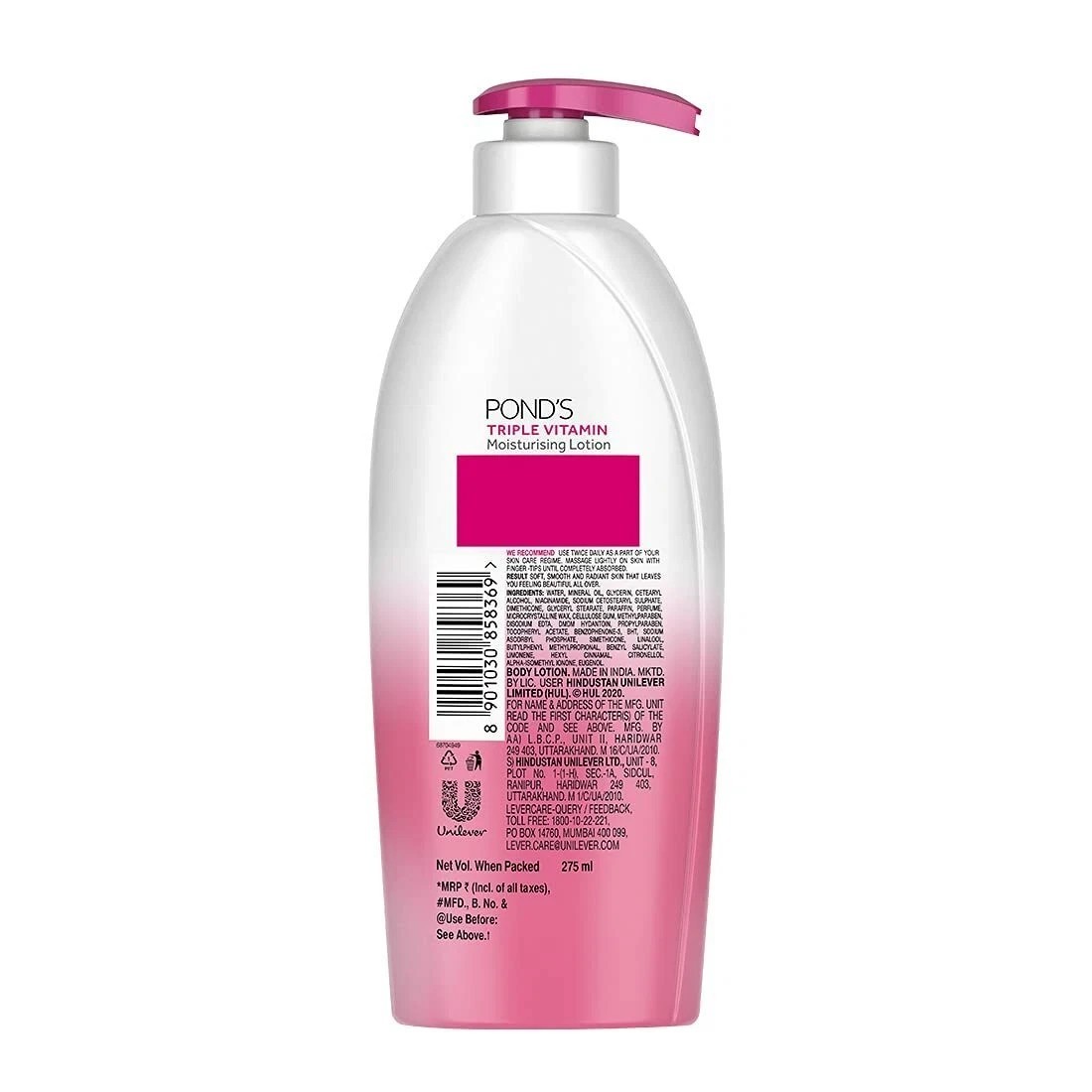 POND’S Triple Vitamin Moisturising Body Lotion 275 ml lotion for silky soft