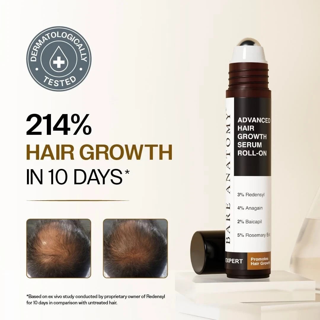 Bare anatomy Advance hair Growth serum roll on