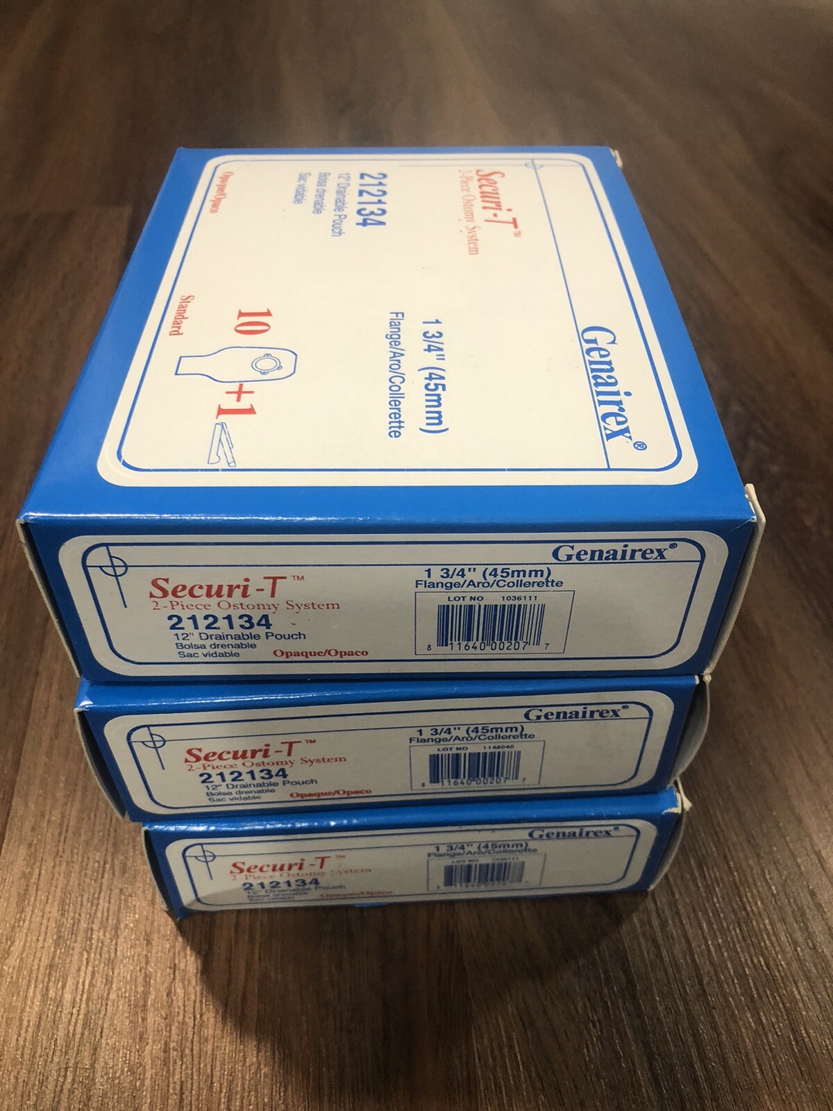 3 Box GENAIREX 10 EA Securi-T USA 12″ Drainable Pouch Opaque Standard 212134