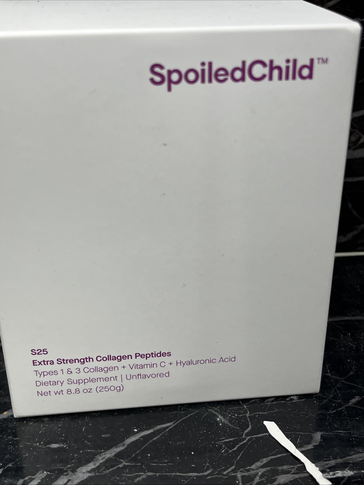 Spoiled Child S25 Extra Strength Collagen Peptides Powder 8.8oz Unflavored NEW