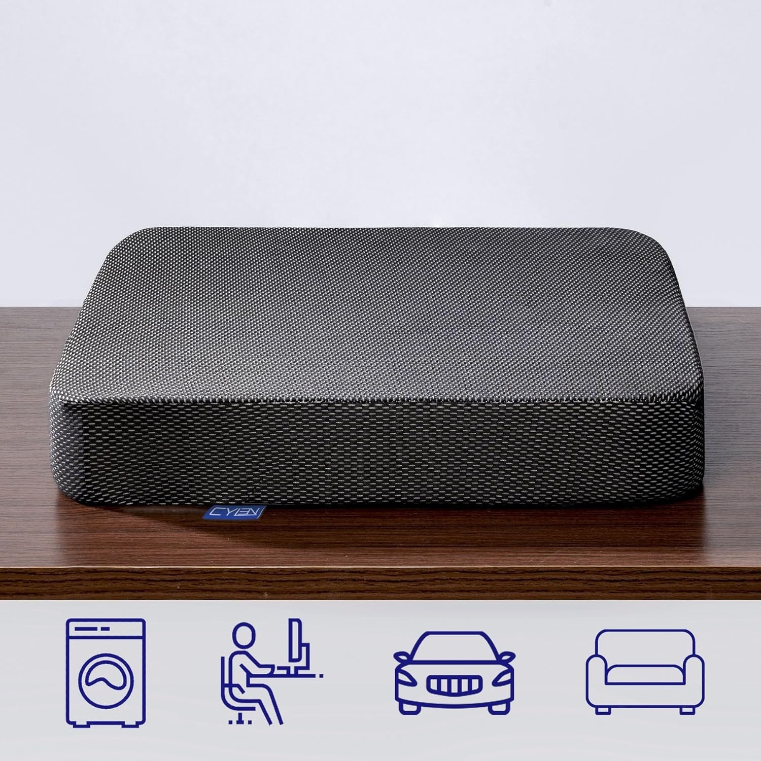 Ifoam Gel Infused Memory Foam Layer Wheelchair Cushion – Seat Cushion for Whe…