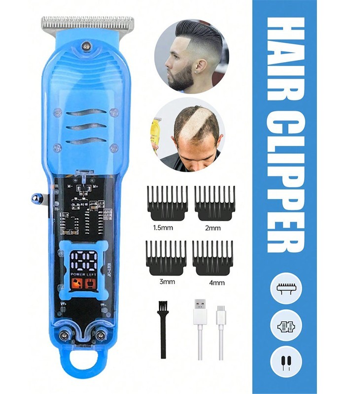 Kalhela Professional Hair Clipper with a lithium battery/USB, Three color option