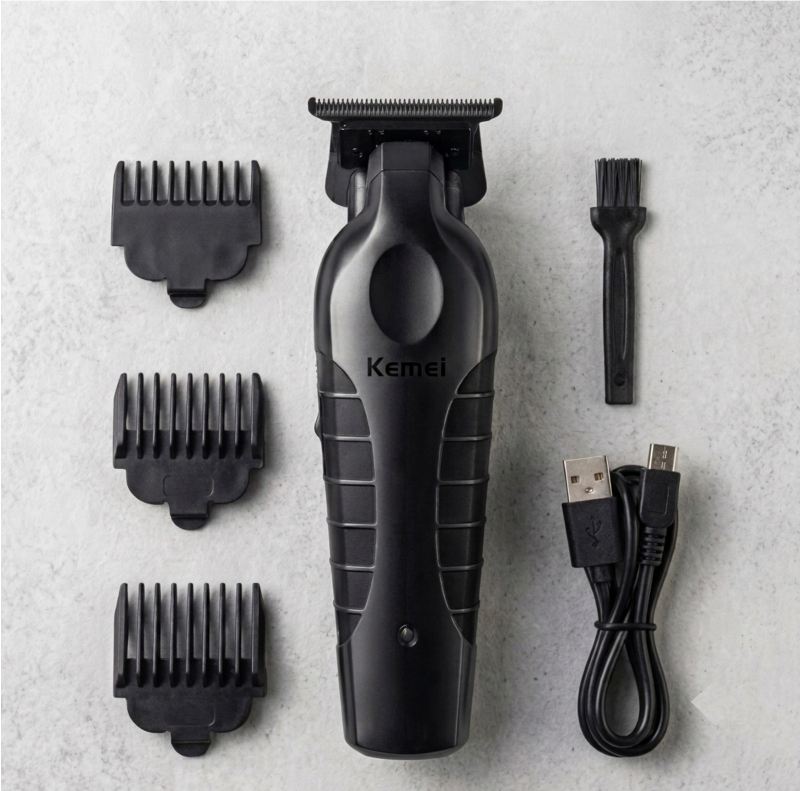 Kemei KM-2299 Cordless T-Blade Clipper Trimmer 1200mAh Professional Barber