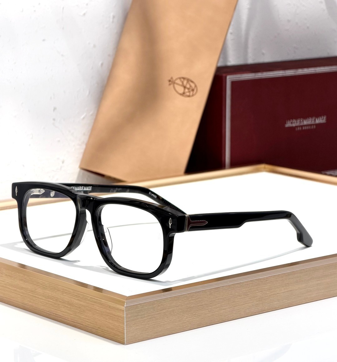 Jacques Marie Mage DEWITT Eyeglasses Black 58-19-147mm With Case