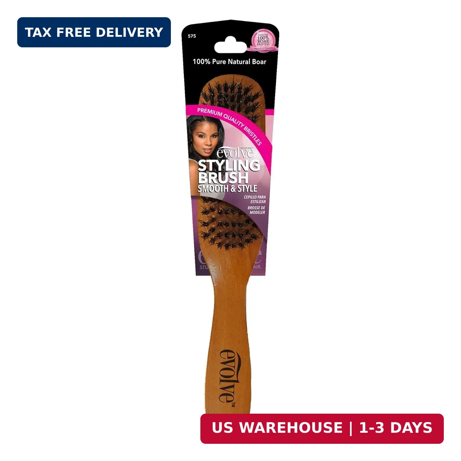 Evolve Boar Styling Brush