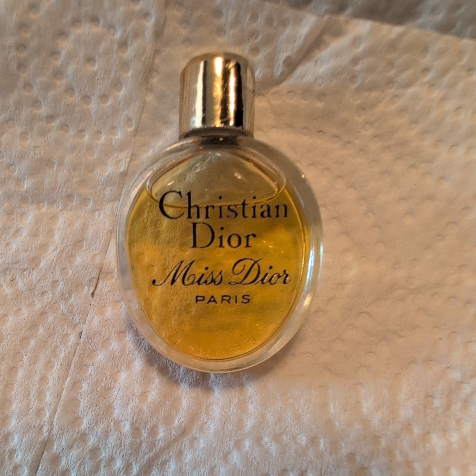 Vintage Christian Dior Miss Dior Extrait Parfum Pebble Mini New France Perfume