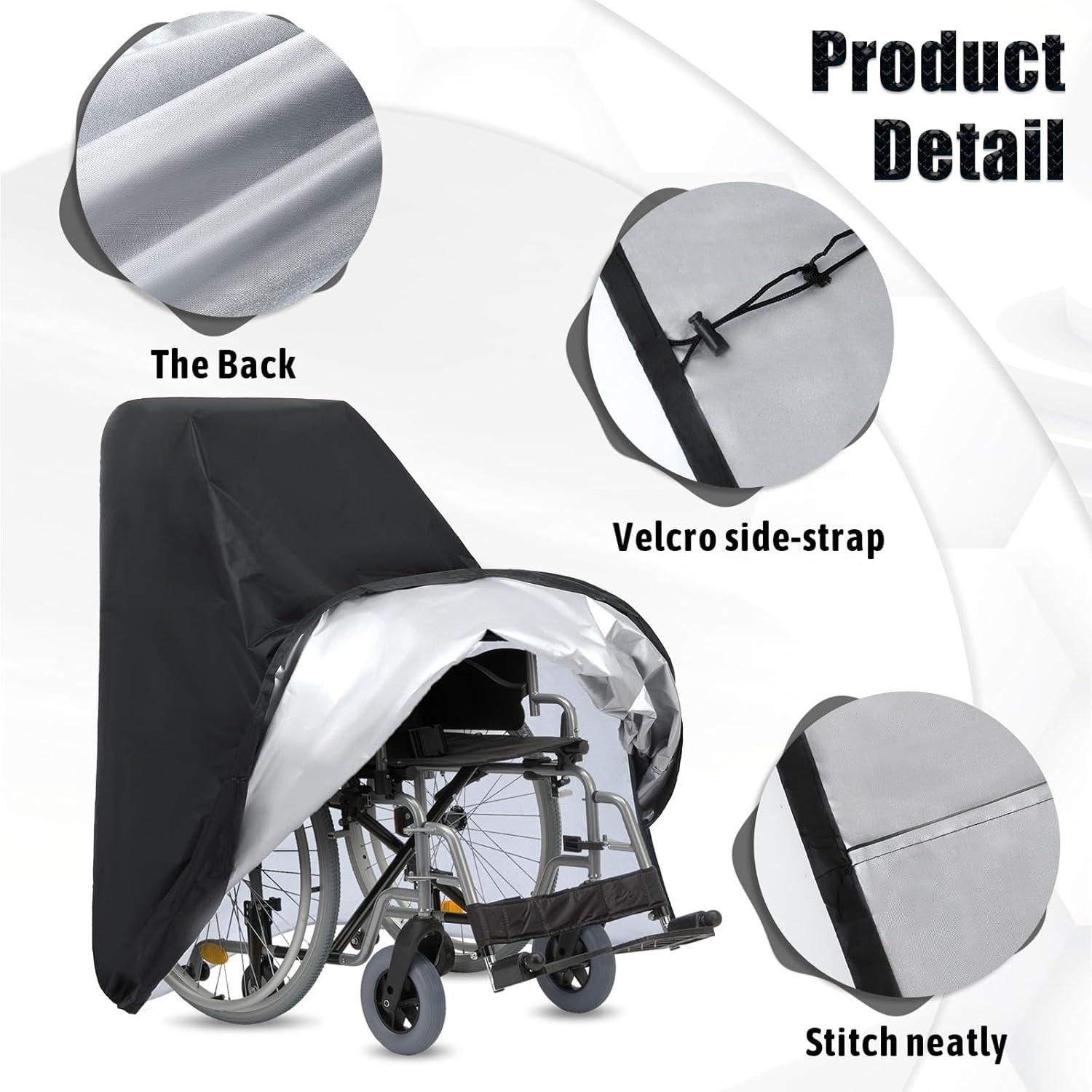 Electric Wheelchair Cover Waterproof Heavy Duty Dustproof Mobility Scooter Stora