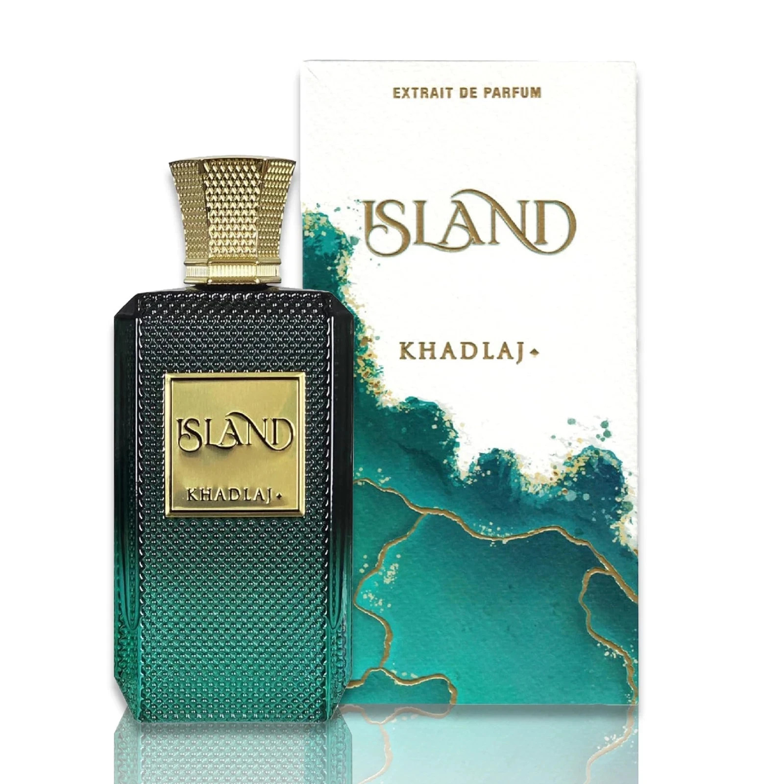 Khadlaj Island Extrait de Parfum Perfume Spray for Unisex 3.4 fl oz (100 ml)