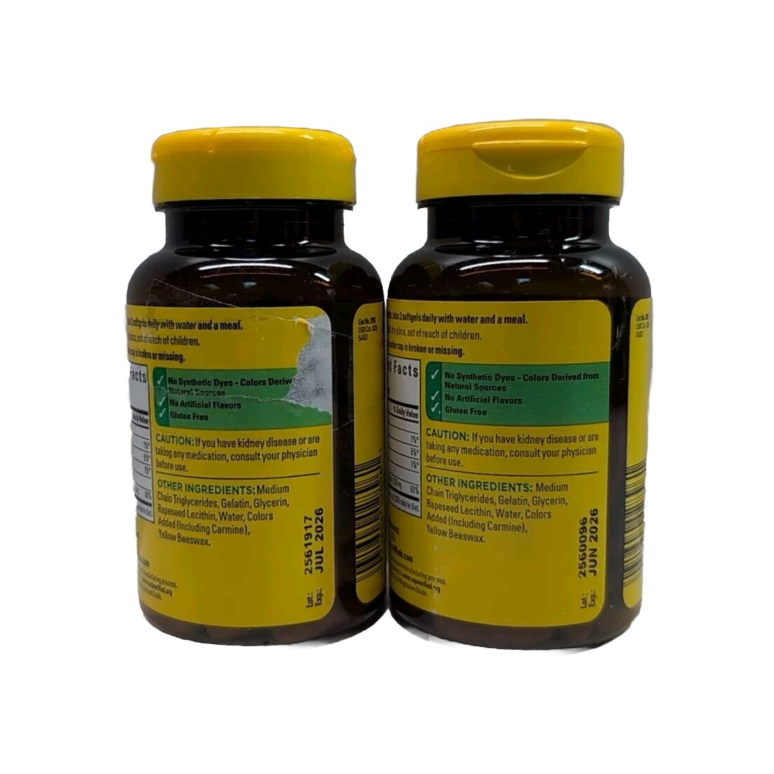 2 Nature Made Magnesium Citrate 250mg, 60 Softgels Each. Exp 04/2026+