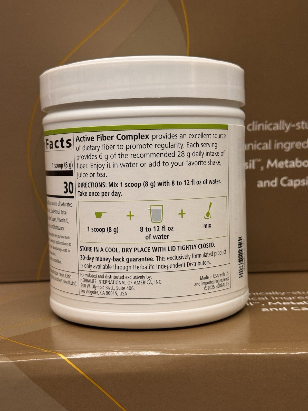 Herbalife Nutrition Active Fiber Complex Apple Powder Digestive Support 8.5oz