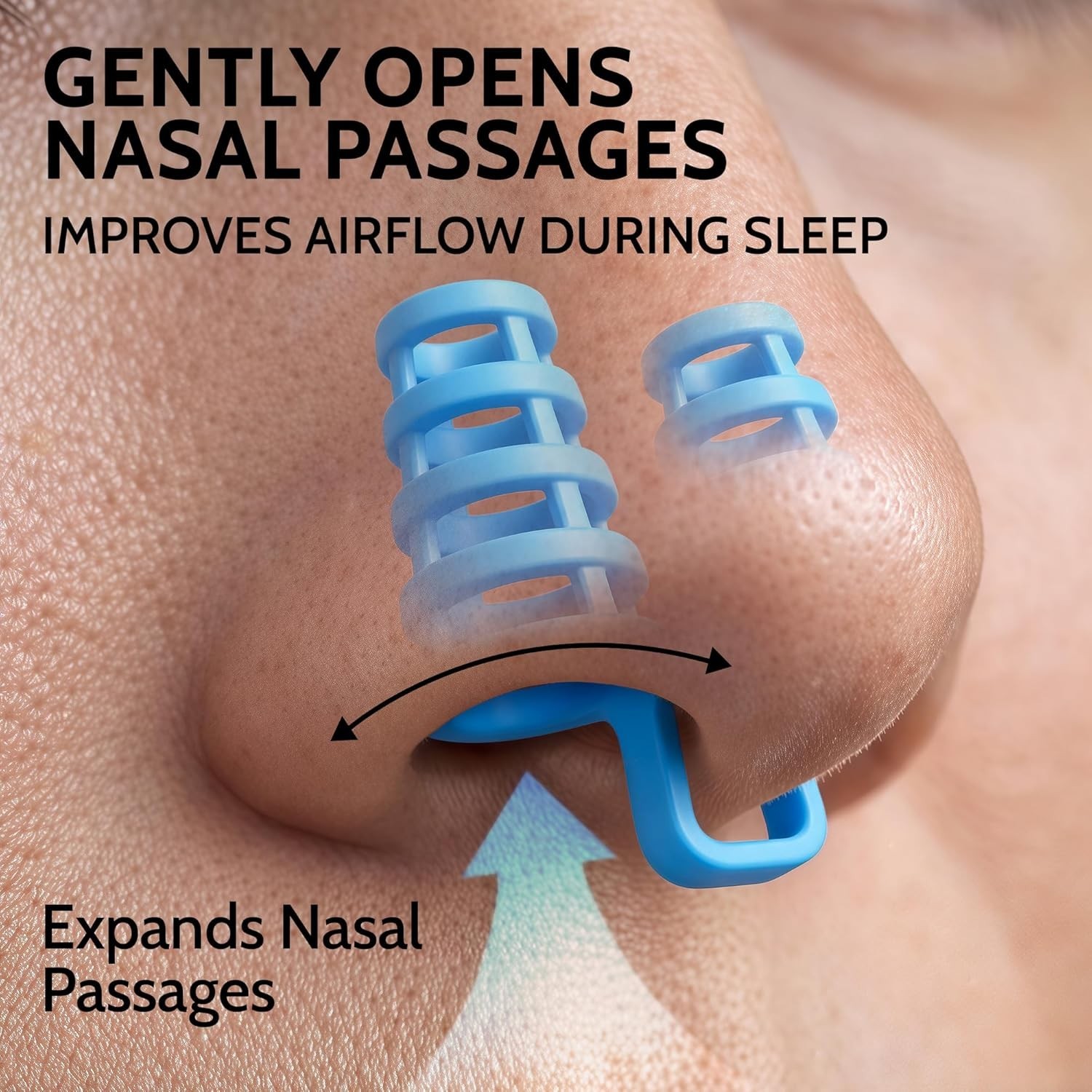 Nasal Dilators for Better Breathing & Sleep – Reusable Nose Openers, Anti-Snorin