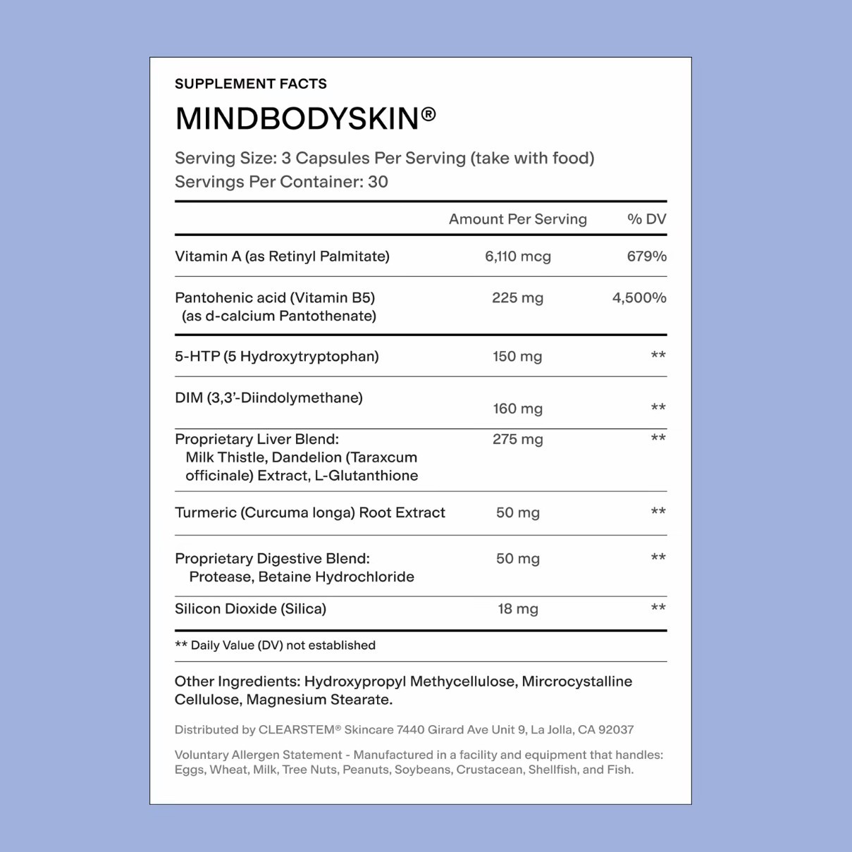2 BOTTLES–CLEARSTEM® MINDBODYSKIN® – Hormonal Acne, Skin Glow & Mood Support