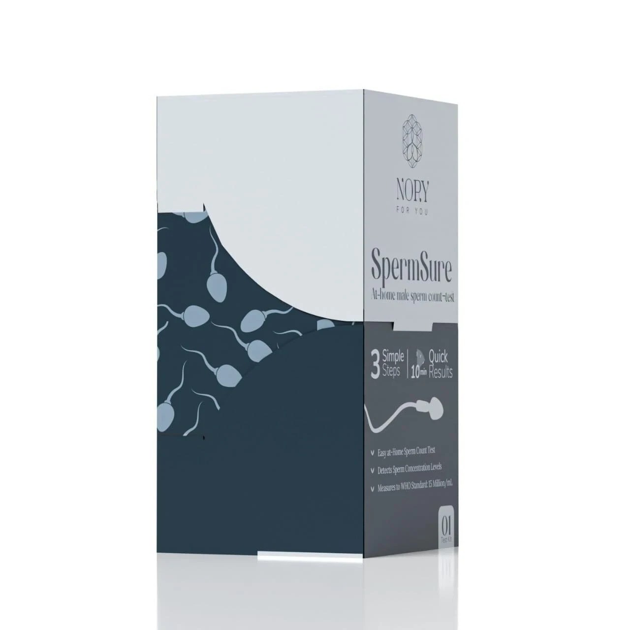 Nory SpermSure @ Home Male Fertility Test Kit, Easy Accurate Sperm Count Results