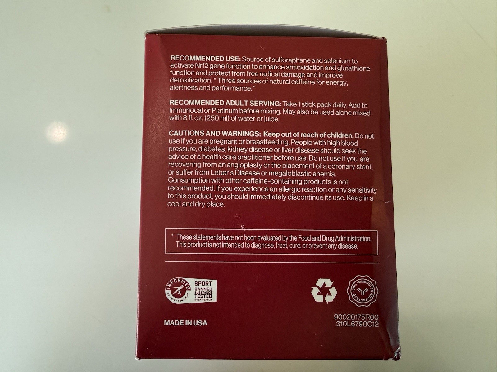 Immunocal Booster Energy 30 Stick Packs HIBISCUS Exp 10/2027 – New/Sealed!