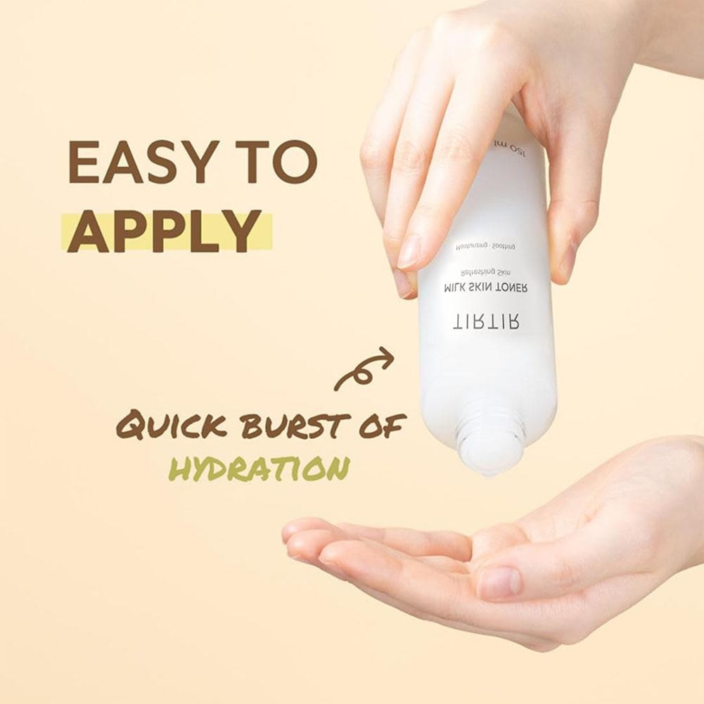 150ml Milk Toner Deep Moisturizing Instantly Glows and Brightens Sensitive Skin