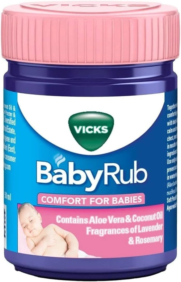 Vicks Baby Rub Soothing Comfort for Babies Ayurvedic Proprietary 50gm | Pack 1