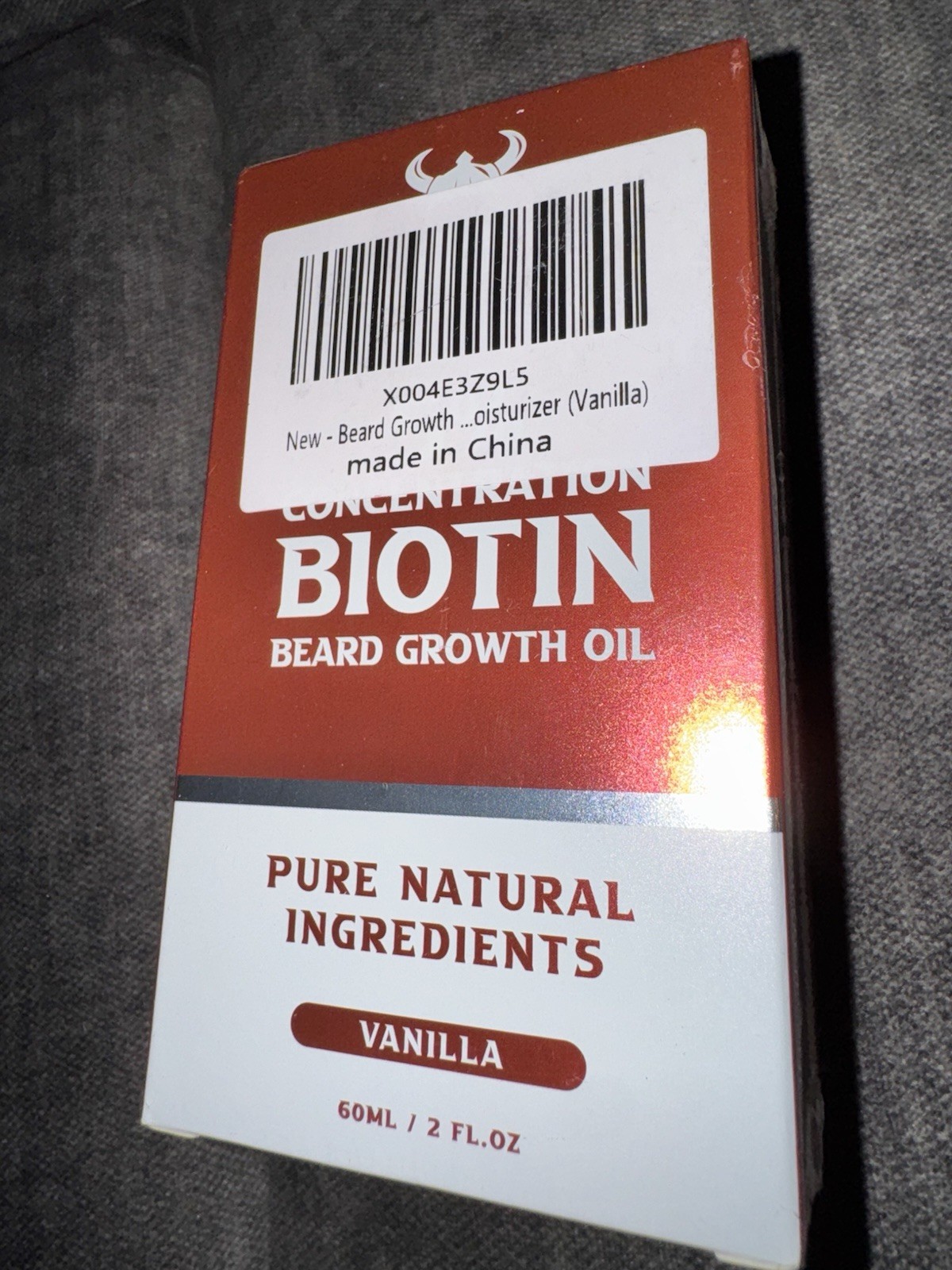 MistySprite 5% Biotin Beard Growth Oil Vanilla