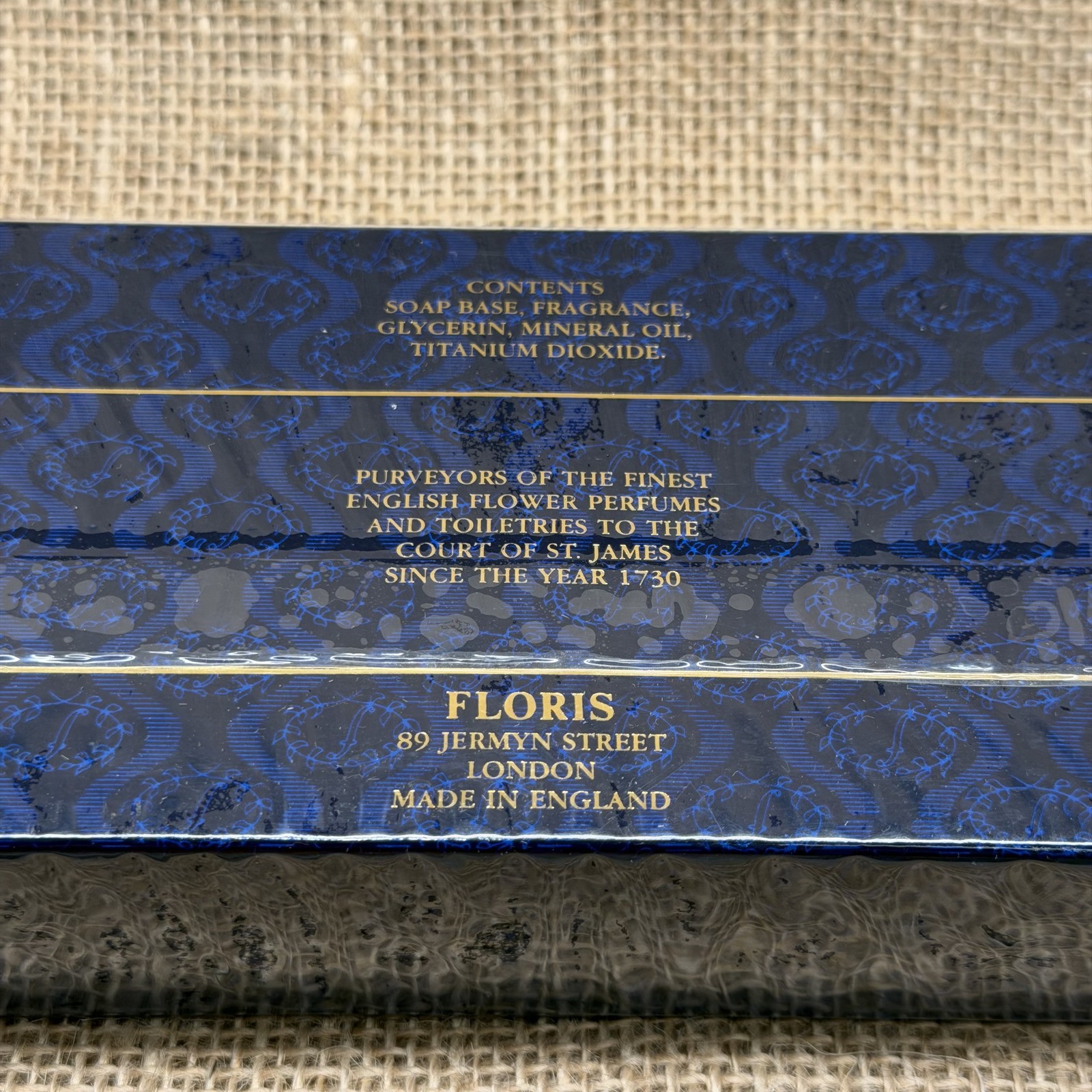 Floris, Edwardian Bouquet Toilet Soap, 3 each of 75 g, 2.64 oz