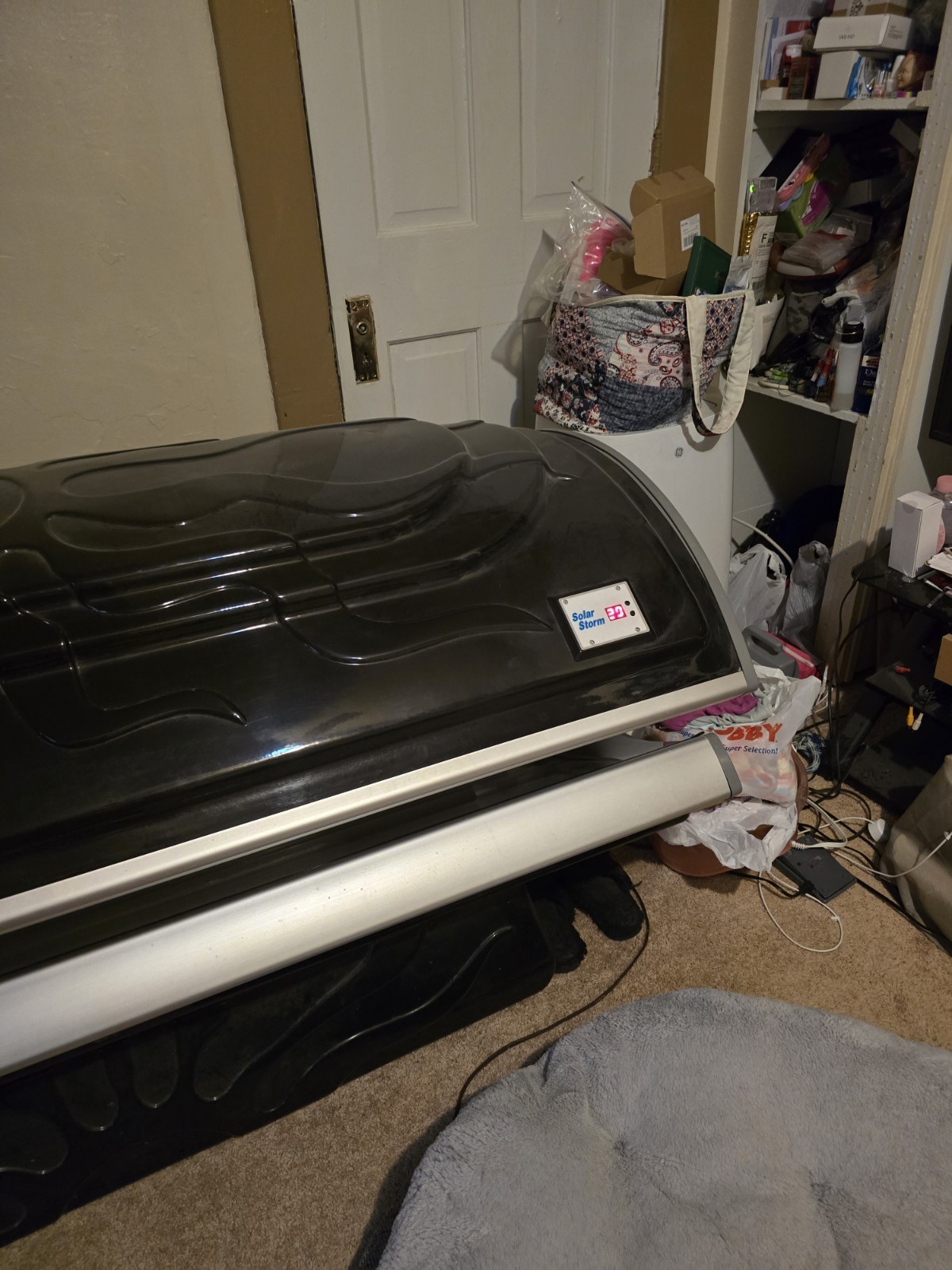 Solar Storm 24 Tanning Bed with Timer for Indoor Home Use Sunbed Equipment