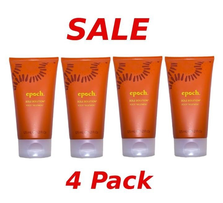 4-Pack Nu Skin NuSkin Epoch Sole Solution Foot Treatment -BRAND NEW- 12/2027