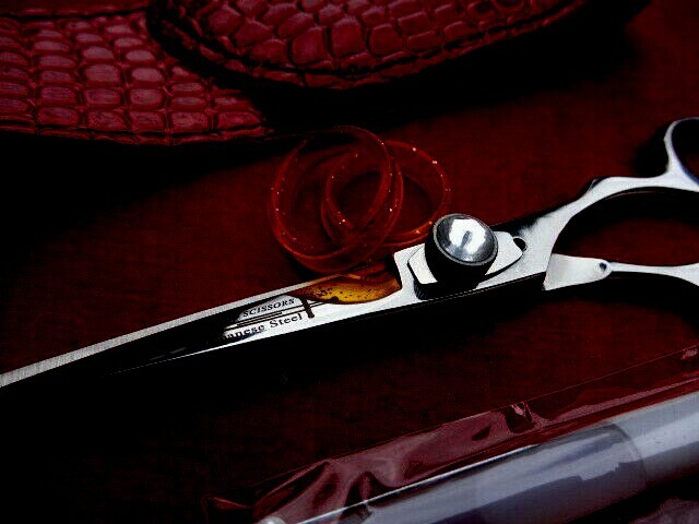 Money Back Warranty_TOP 6″(6.5″) Hairdressing Hair Scissors Japanese Steel_oil