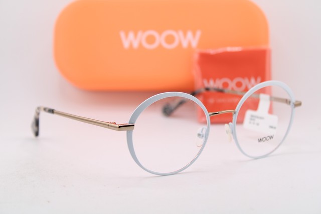 NEW WOOW STAR LIGHT 1 COL 9151 WHITE GOLD HAVANA AUTHENTIC EYEGLASSES 48-19