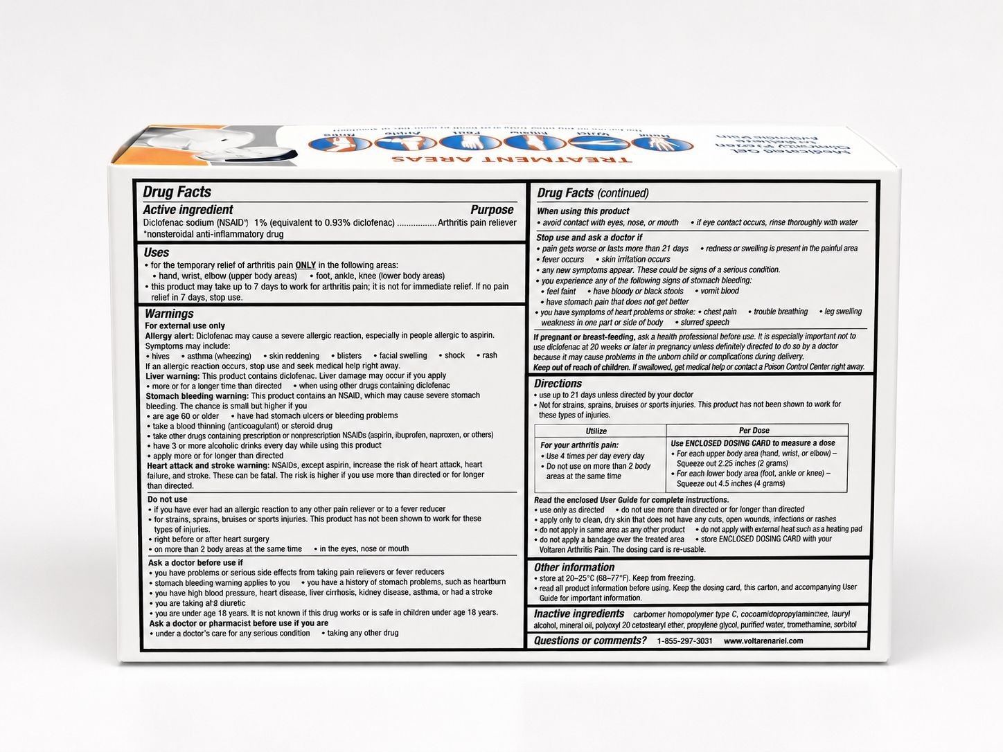 Voltaren ARTHRITIS Gel Twin Pack NET WT 2 x 100 g Each, 200g EXP 6/28