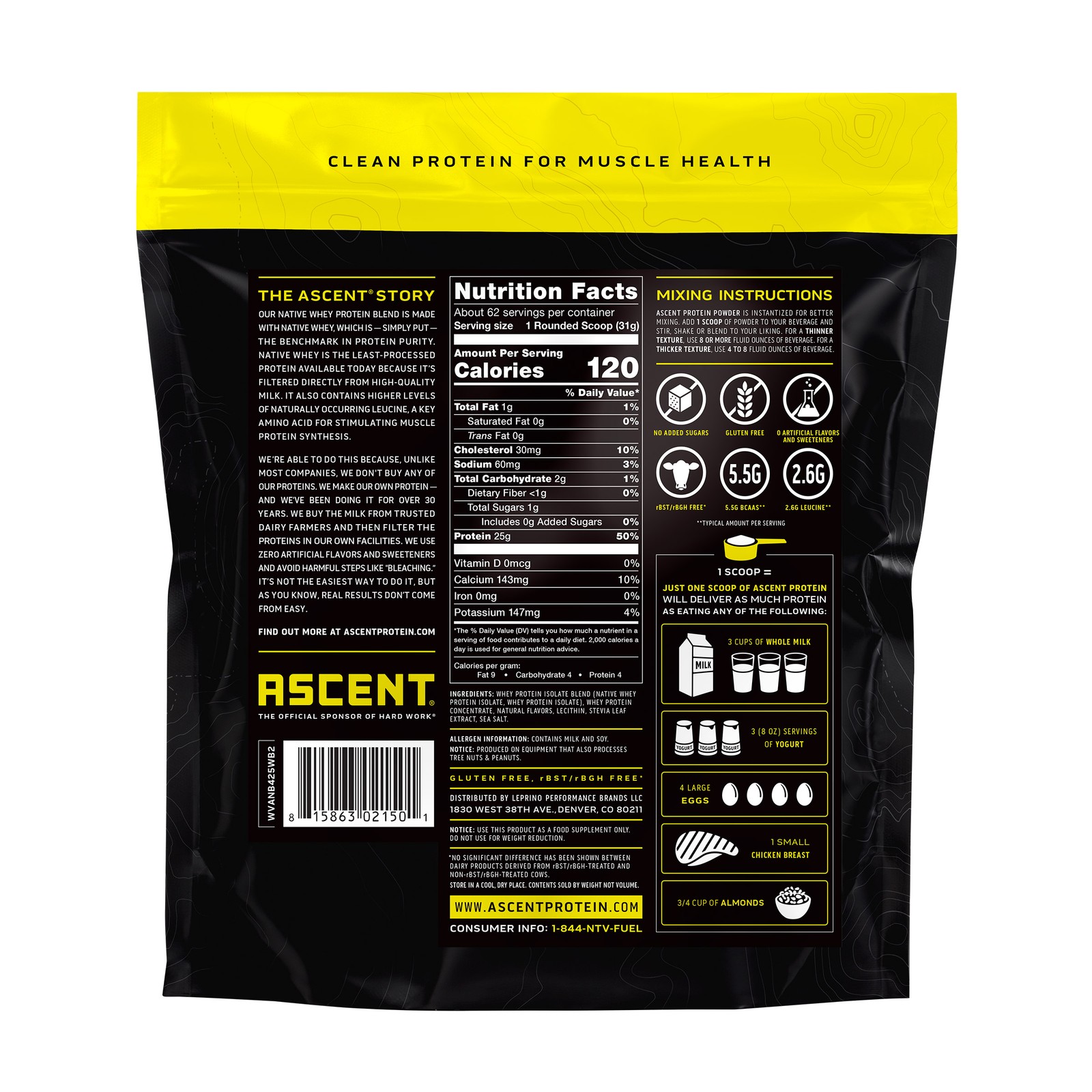 Native Whey Protein Blend Vanilla — 4.25 lb, 25g Fast Digest