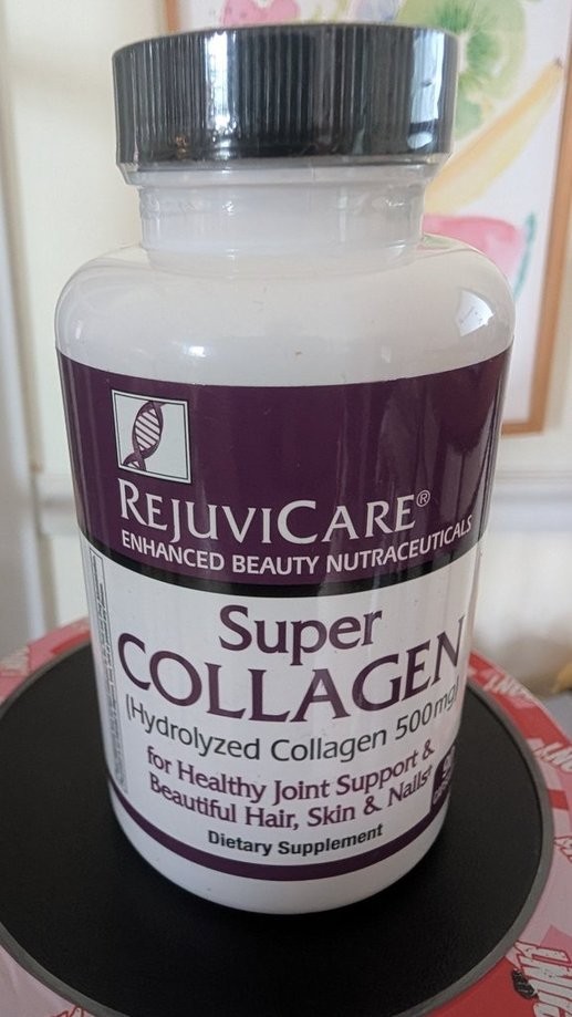 Rejuvicare Super Hydrolyzed Collagen – 500mg – 90 Capsules – Exp 8/2026
