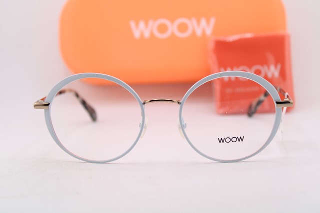 NEW WOOW STAR LIGHT 1 COL 9151 WHITE GOLD HAVANA AUTHENTIC EYEGLASSES 48-19